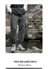 Men's Spring Ice Silk Quick-Dry Tapered Leg Mountain Style Outdoor Wrinkled Shell Pants