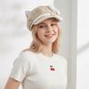 Popular Cat Ears Women'S Beret Anime Japanese Style Newsboy Cap Sweet Cat Paw Pattern Baseball Cap Everyday Outfits