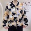 Plus Size Chiffon Floral Sun Protection Cardigan for Women