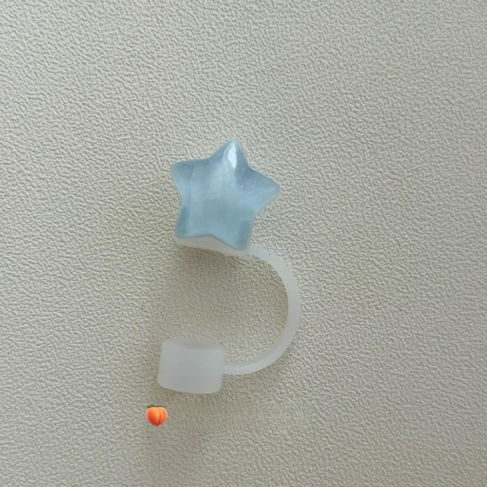 Cute Ocean Series Straw Topper for Stanley Cup 30&40 Oz, Kawaii Silicone Straw Covers Dust-Proof Reusable Straw Caps Accessories