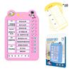Learning Yuma Children's Self-Discipline Clock Punchers Fun Multifunctional Student Time Schedule Planner Wholesale Fun Toys