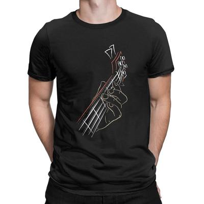 Humorous Active Bass Guitar Rock Music Casual Tee Shirt Harajuku Tee Shirt Premium Cotton Graphic Printed Tops Men Woman Tops