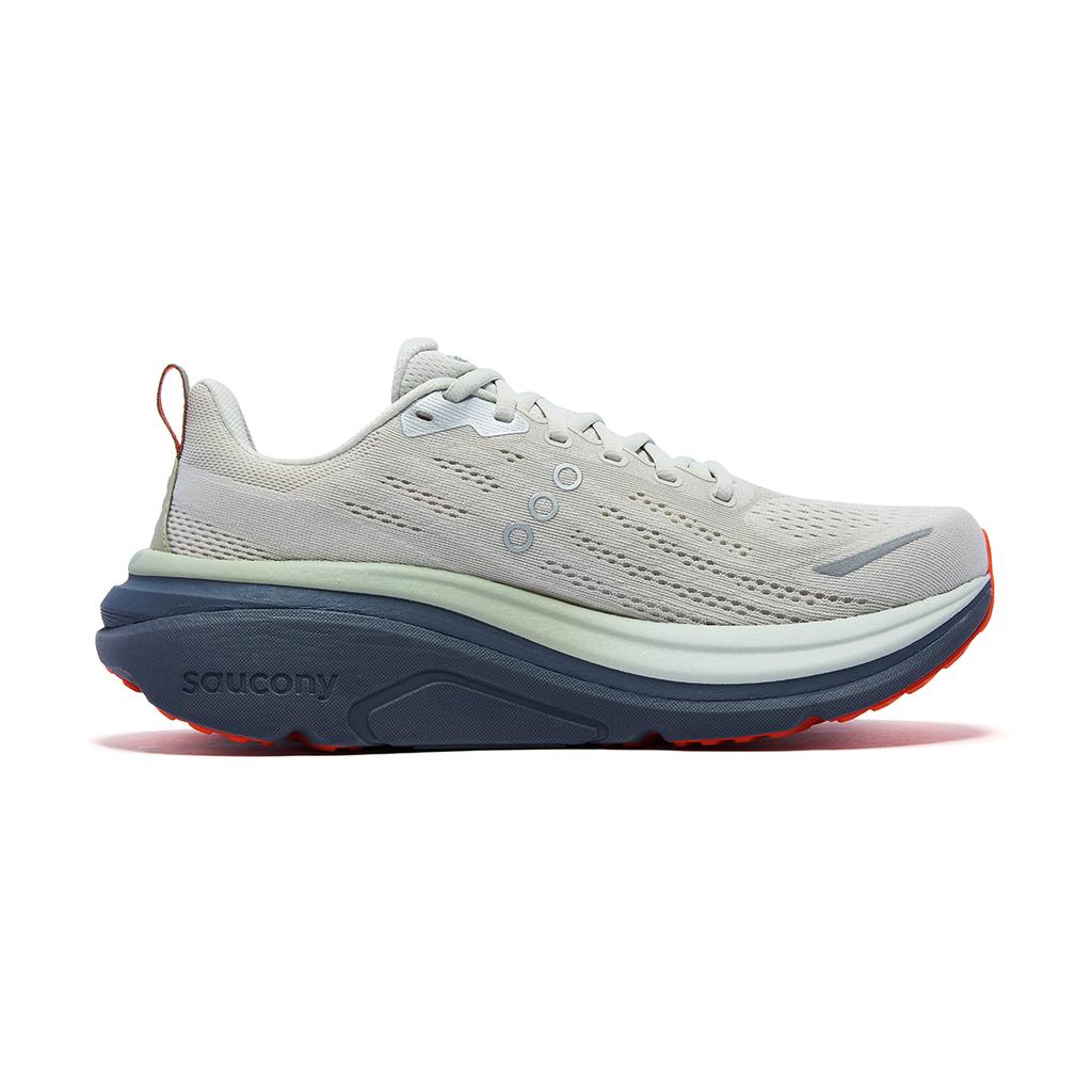 Saucony Hurricane 25 Comfortable Soft Professional Rebound Training Running Shoes Men sneaker Gray Orange S21026-140