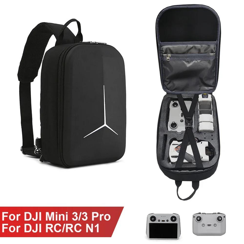 Storage Bag For DJI Mini 3 Pro/Mini 3 Backpack Chest Bag Portable Fashion Box For DJI RC/RC N1 Shoulder Case Drone Accessories