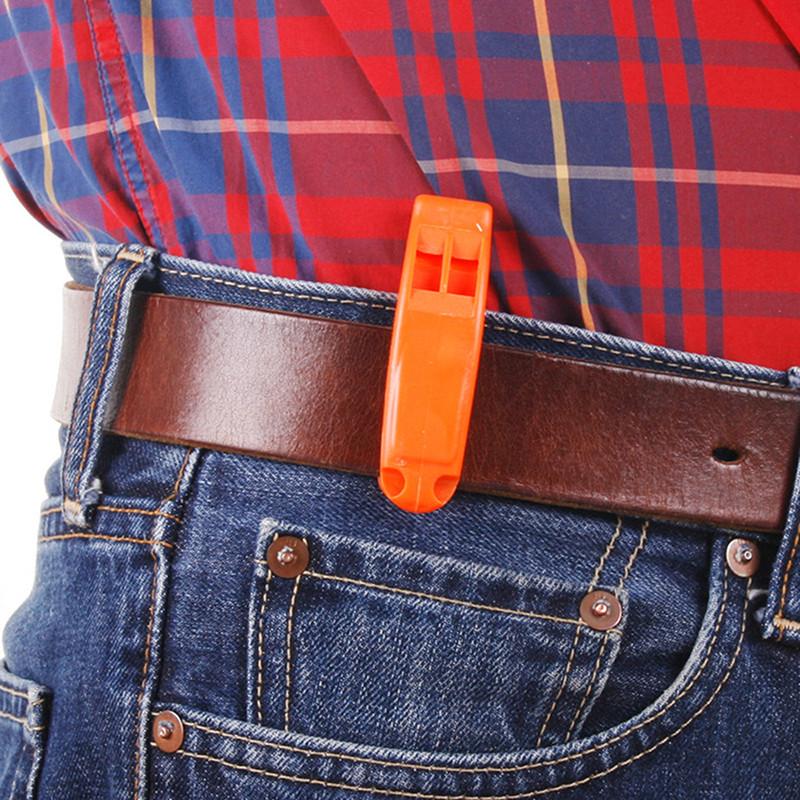 Tactical Survival Sentinel Hikes Högt Plast Dual Band Match Whistle