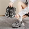 Fashion Dad Shoes Women's Muffin Platform Sports and Leisure 2025 Autumn New Mesh Non-slip Lightweight Height-increasing Sports Shoes