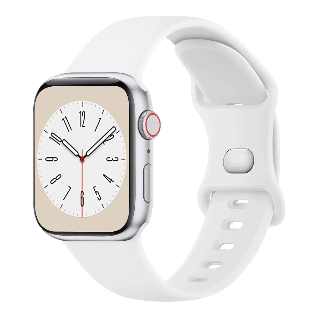 Soft Silicone Band for Apple Watch 10 9 8 7 6 5 4 3SE Strap Bracelet for iWatch Ultra 49mm 45mm 46 41mm 40mm 44mm 38mm 42mm Band