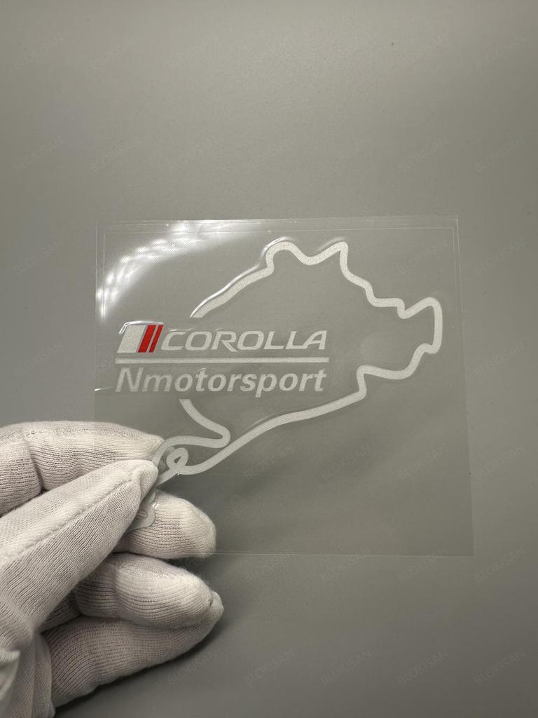 Corolla Fuel Filler Cover Sticker Rear Glass Rear X G