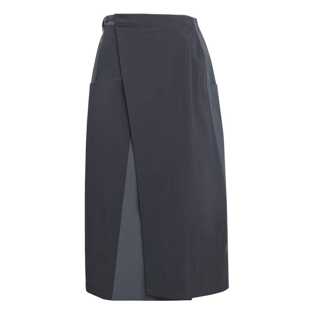 adidas X National Geographic Collaboration Terrex Disney Loose Versatile Comfortable Windproof Casual Long Skirt Women Skirts Black JD5843