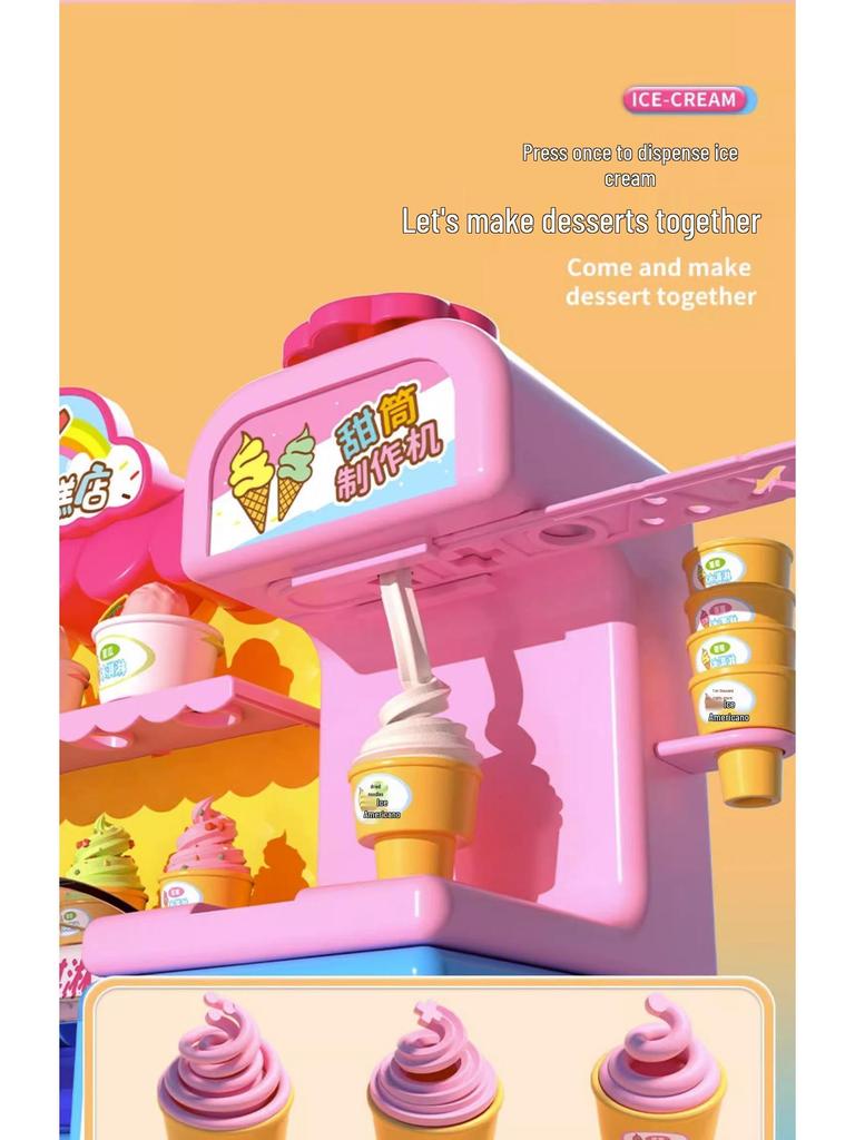 Kids' Ice Cream Clay Popsicle Play Set for Girls Ages 3-6