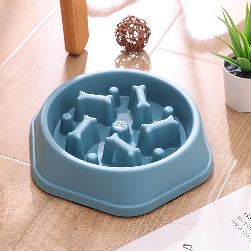 Anti Enlargement Bowl Dogs Slow Feeder Dog Dishes Anti-anxiety Feeder Dogs Bowl Anti Glouton Cat Food Bowl for Dog Feeders GMS01