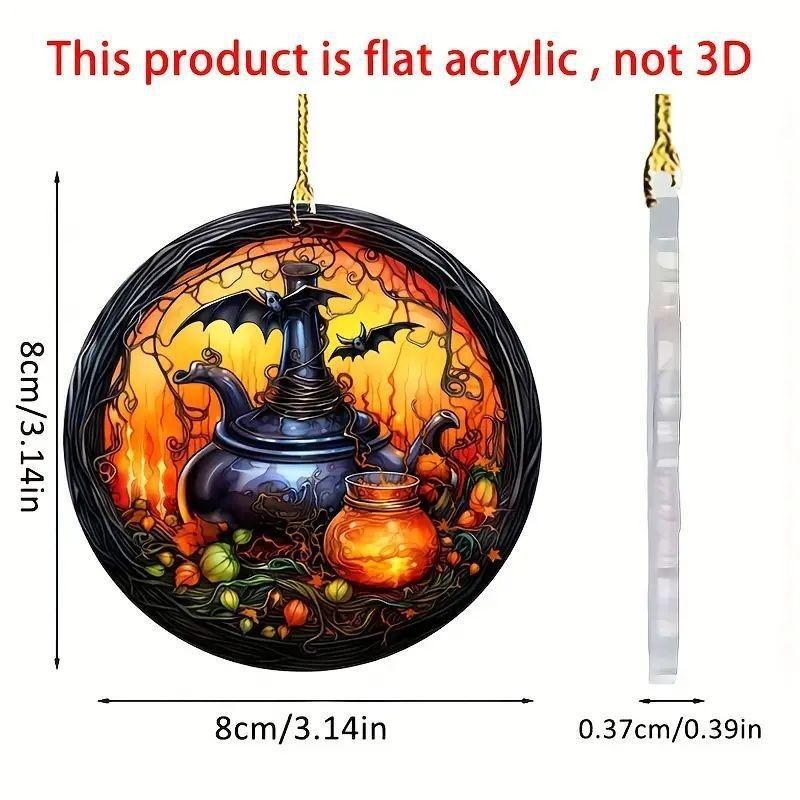 

Eyecatching Acrylic Car Hanging Decoration Cartoon Style Rear Accessory Mirror