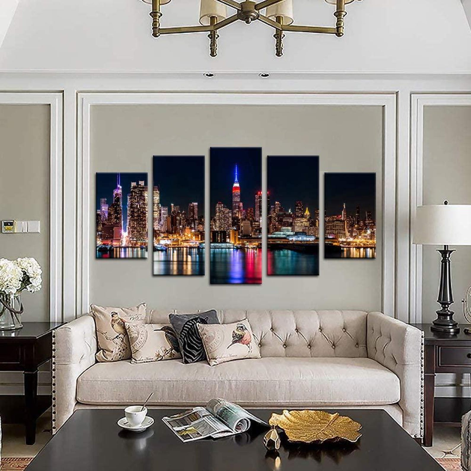 

5 Piece Canvas Wall Art Panel Modern Artwork Canvas Prints for Home Decor 20X35 20X45 20X55CM