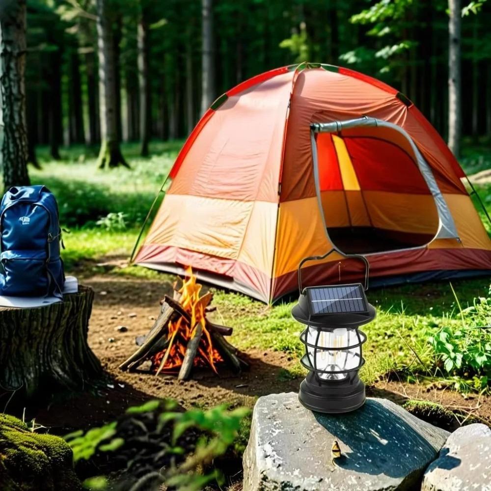 with Handle Solar Camping Lantern Waterproof Solar Horse Light Camping Light  Household Outdoor