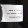 Dunhill Hergestellt in Italien Pullover mit langen Ärmeln und V-Ausschnitt S Anthrazitbraun Gestrickt Herren Gebraucht