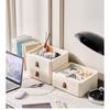 Desktop Cosmetics Storage Organizing Box Big Capacity Home Decor Makeup Storage Rack Stationery Drawer Storage Box Organizer