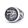 Kühles Vintage Wolfskopf Design Edelstahlring Einzigartiger Modeschmuck