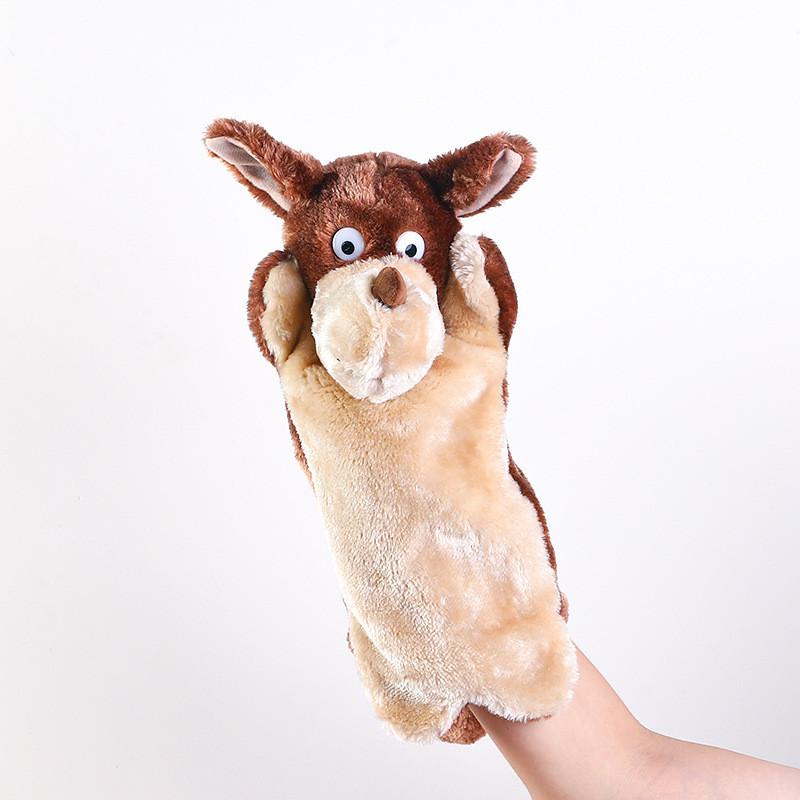 Fox Wolf Rabbit Plush Animal Hand Puppet Toy For Kids With Interactive Features