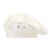 Flower Embroidery Women Beret Button Design Thick Material Woolen Hat Ear Protection Keep Warm Octagonal Hat Outdoor Activities