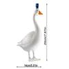Artistic Design Goose Shaped Vodka Decanter Premium Glass Liquor Bottle for Home Bar Housewarming Gift