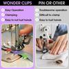 30PCS Multipurpose Sewing Clips Plastic Crocheting Clips Fabric Clips  Sewing Supplies