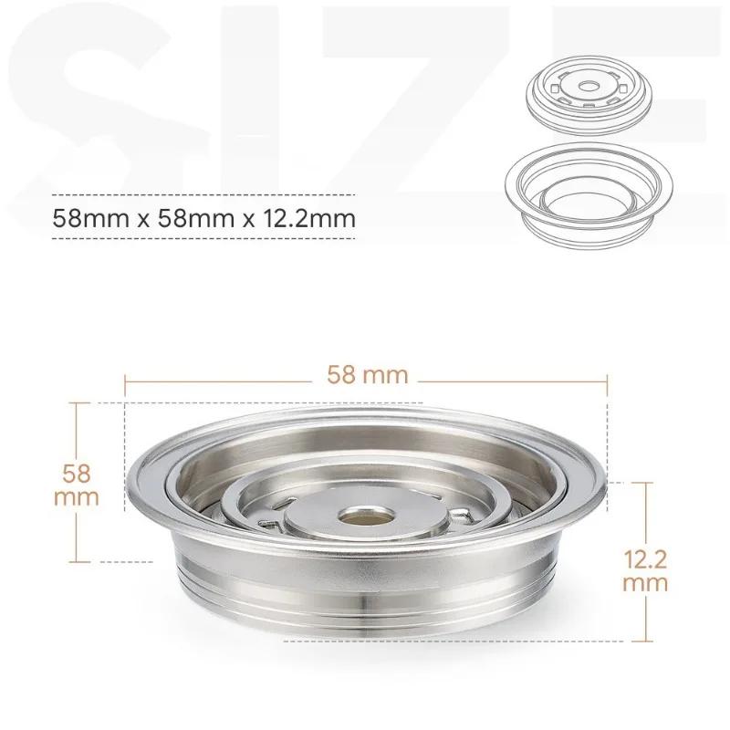 Stainless Steel G Cup Small Capsule Conversion Filter Adapter for Vertuo Next Pop Machine for Nespresso Coffee Capsule Reusable