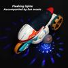 Interstellar Space Motorcycle, Universal Electric Toy, 360° Rotation, Pleasant Music, Beautiful Lights, Safe ABS Material ,battery Not Included