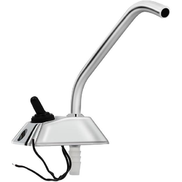 RV Electric Control Cold Water Sink Faucet 3/8" Tubing for Marine Home Caravan Yacht Boat Camping Chrome