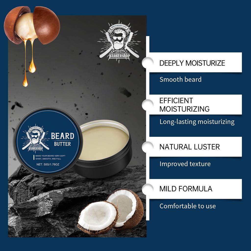 Beard Balm, Top-Grade Natural Beard Conditioning & Styling Balm, Designed For Rugged, Active, Or Outdoorsy Men