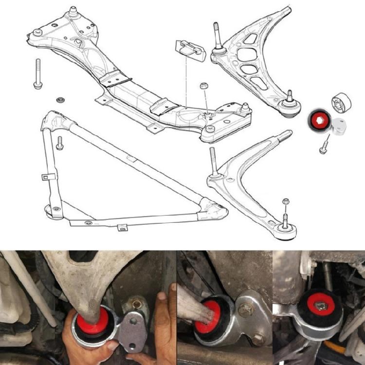 Suspension Bushings Enhances Driving Performances For 328i 323Ci 328Ci Improve Vehicle Stability 31121095278 31126757624