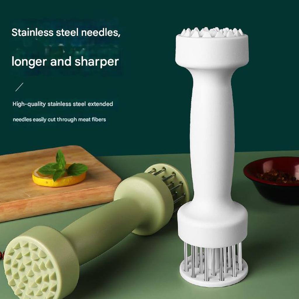 Steak Tenderizer Tool Meat Inserting Needle Chicken Chop Meat Loosening Needle Hammer Tool For Uniform Tenderizing