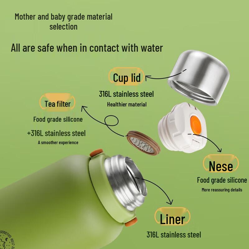 Supor Large Capacity 316L Stainless Steel Thermos Flask