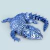 New 3D Printed Lizard Figurines Articulated With Moveable Joints Ornament With Openable Mouth Gift For Adults Kids Home Decor