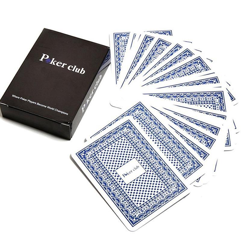 100% PLASTIC New Poker Size Good Playing Cards Excellent