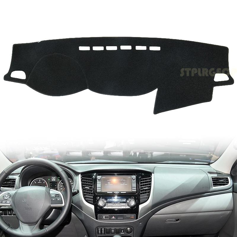 for Mitsubishi L200 Triton 2015-2020 Anti-Slip Dashboard Cover Protective Pad Car Accessories Sunshade Carpet 2017 2018 2019