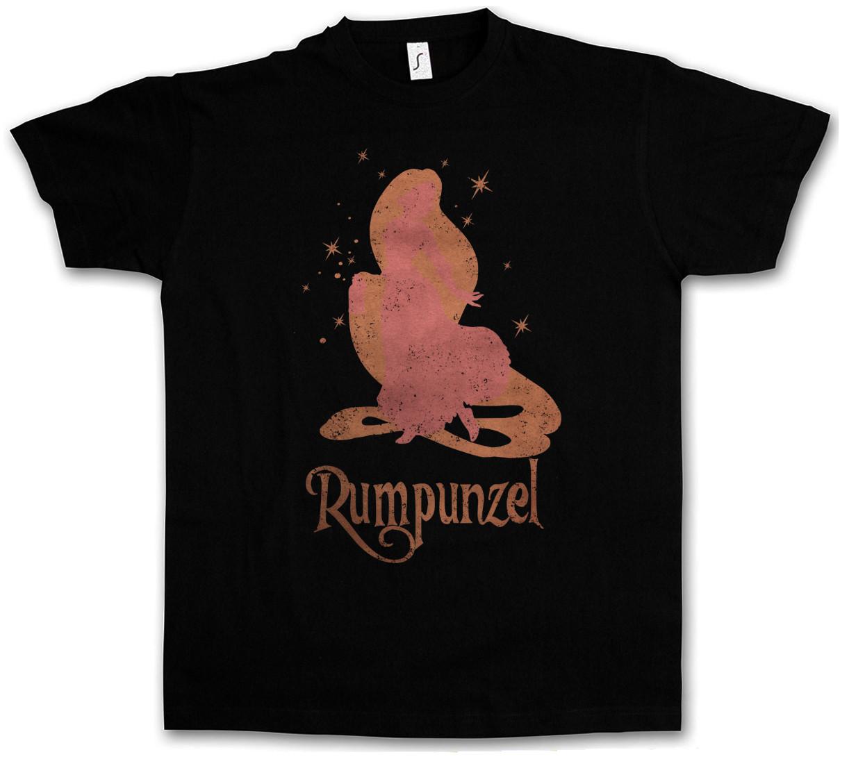 Rumpunzel T-Shirt Fun Alcohol Drunk wasted intoxicated Party drunken Hangover S