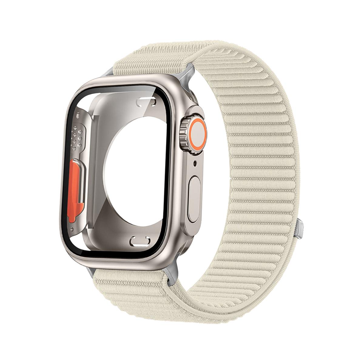 

Чехол+Нейлоновый ремешок для Apple Watch 11 10 9 8 7 6 5 4 SE3/2/1 Защитное стекло Аксессуары для Iwatch 46мм 42мм 45 40мм 41мм 44мм 40mm Series 654SE