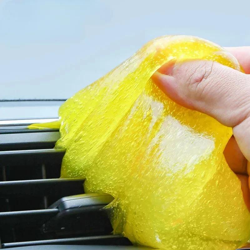 Super Clean Gel Wielokrotnego Użytku Mocny Klej Usuwacz Kurzu do Klawiatury Samochodu Laptopa Nie Kruszący się Klej Slime Wielokrotnego Użytku Czyściący Żel Błoto