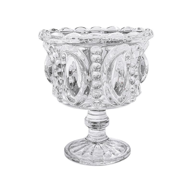 Hot Nordic Relief Cup Glass Cup Ice Cream Ice Cream Dessert Yogurt Pudding Home Dessert Coffee Cup Home Breakfast Container
