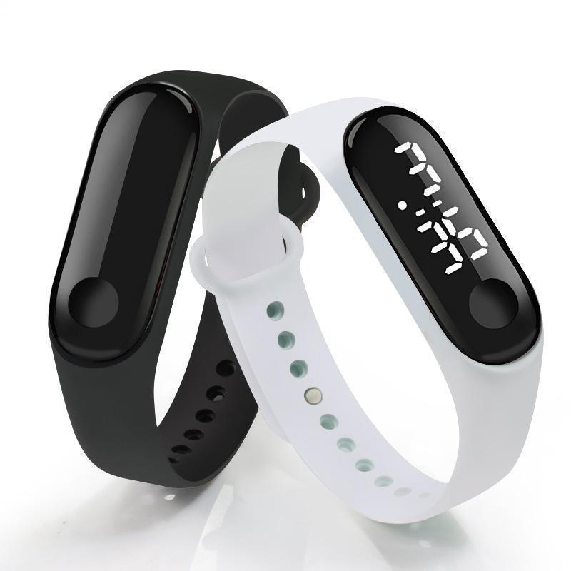 New Fashion M3LED White Light Sports Touch Control Bracelet for Campus Students & Couples.
