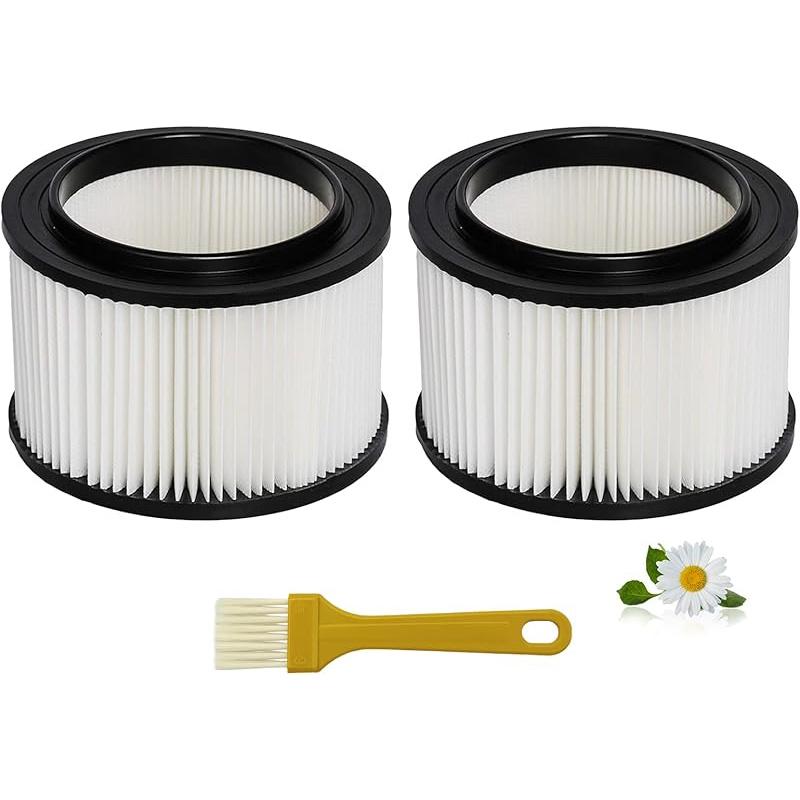 Zestaw 2 szt. Filtr Zamienny 17810 do Odkurzacza Craftsman Shop Vac Filtr 9-17810 do Odkurzaczy Ogólnego Zastosowania o Pojemności 3 do 4 Galonów