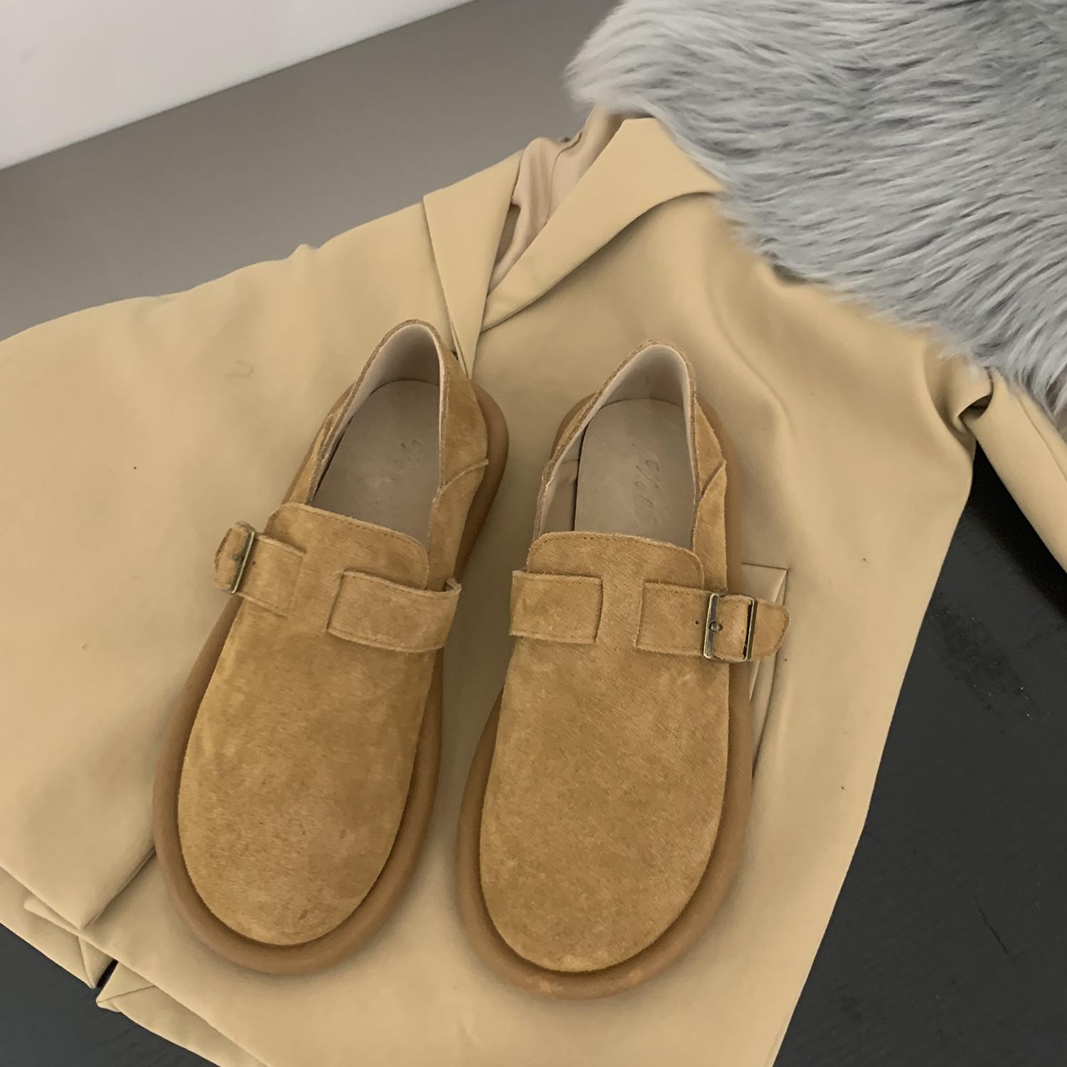 

Модная обувь Женская обувь на плоской подошве с круглым носком Повседневная женская обувь Кроссовки слипоны Мокасины с мехом Платье Зимняя ретро обувь слипоны Новые на шнуровке Резиновая флоковая обувь Leisu 38