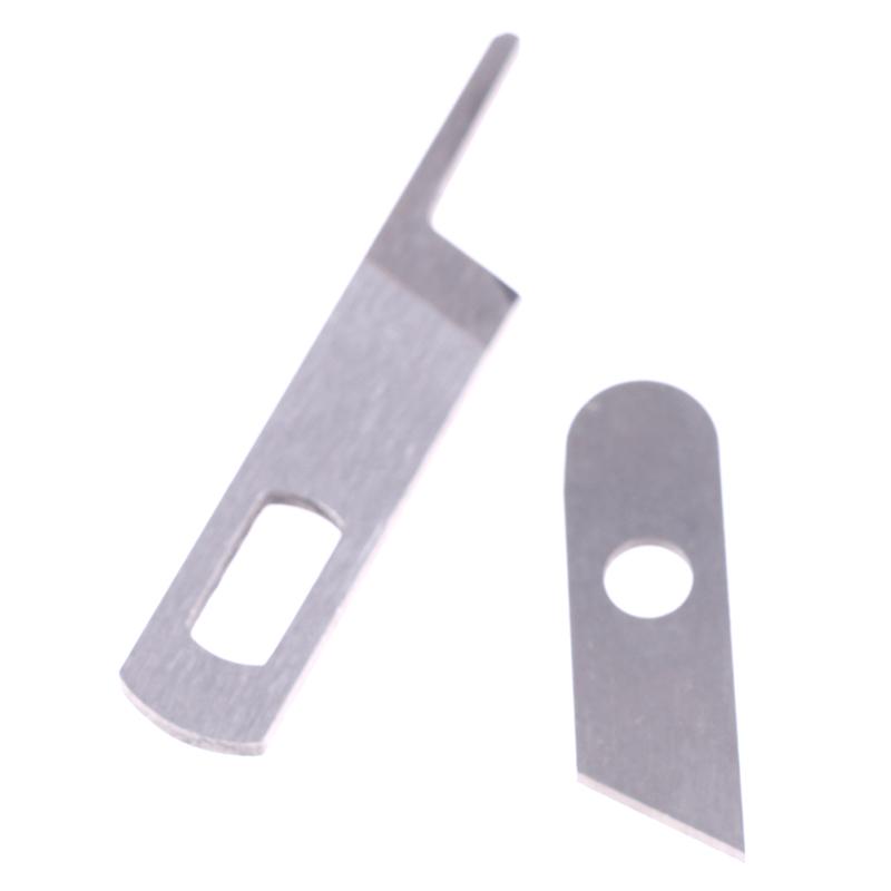 Upper & Lower Knife Blade #412585,550449 Fit For Singer Serger Machine 14Cg754
