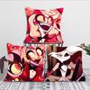 1pc Hazbin Pillow Case Square Bedroom Sofa Leisure Comfort Cushion Car Living Room Home Decoration