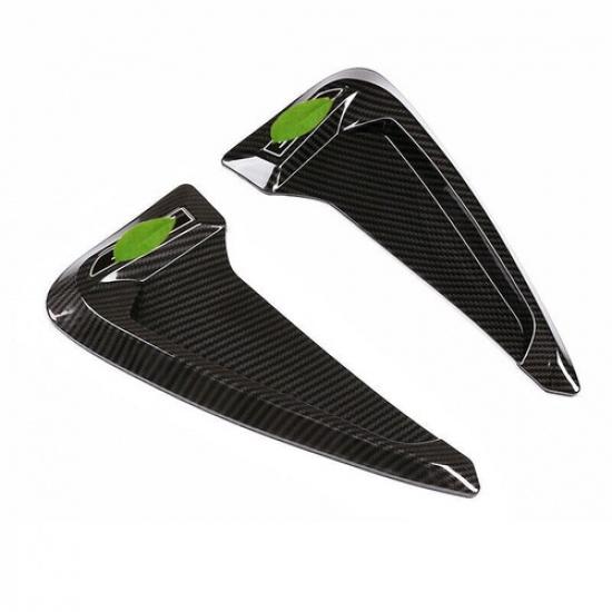 ABS Carbon Fiber Front Side Vent Fender Cover Trim For BMW X3 F25 X4 2014-2017