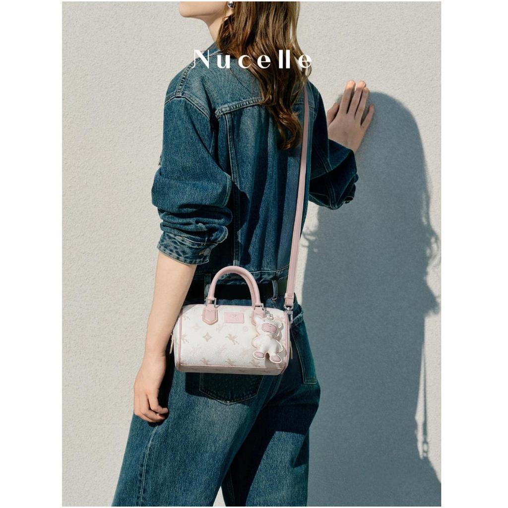 NUCELLE Women's Crossbody Bag, Handbag, Casual Bag, Pink, Small Size