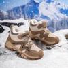 2025 Nepromokavé protiskluzové zimní kožené turistické boty pro chlapce - Teplá, odolná obuv do přírody