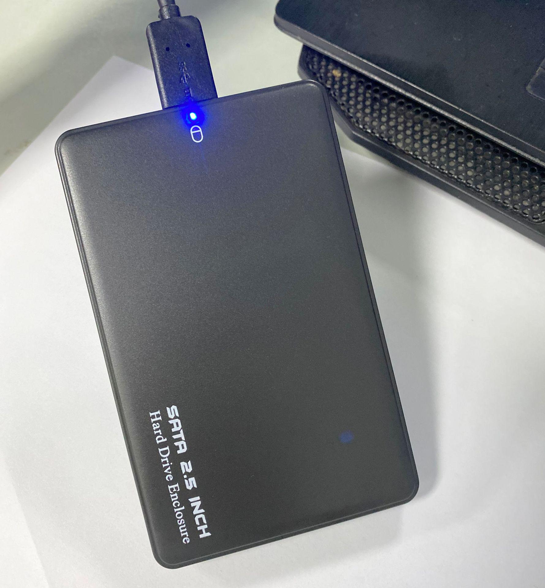 

Мобильный корпус для жесткого диска и SSD 2,5 SATA USB 3.0, не требует установки чёрный