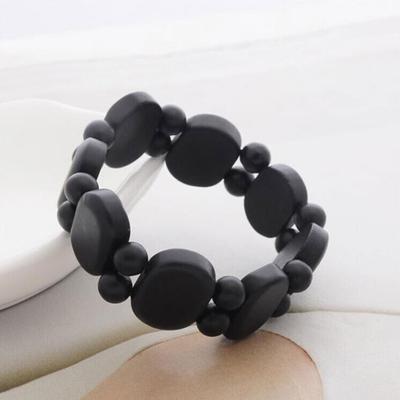 Natürliches Bian-Stein-Armband, geschnitzter ovaler Schmuck, Damen- und Herren-Bianshi-Armreif, Geschenk