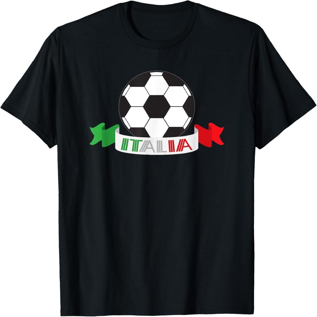 Italy Football Italian Flag Soccer Ball Italia T-Shirt